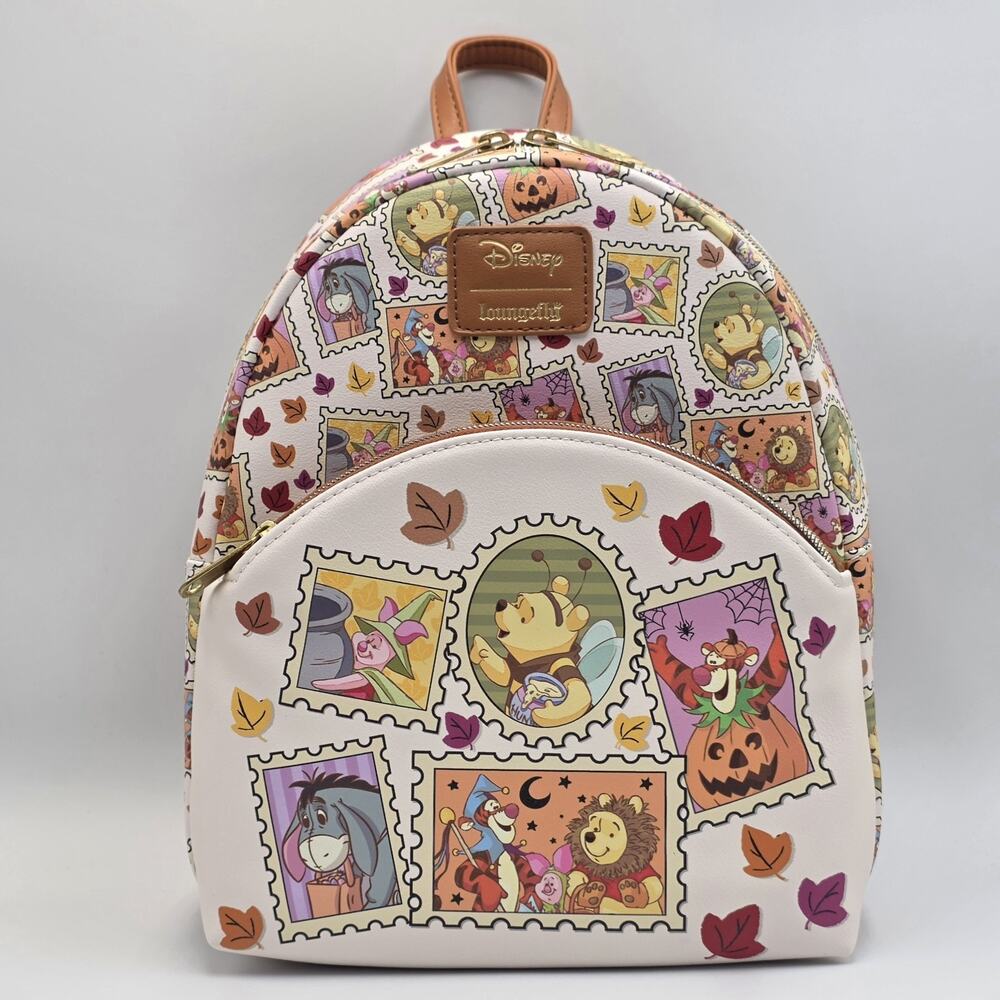 Loungefly Disney Winnie The Pooh Halloween Stamp Mini Backpack New